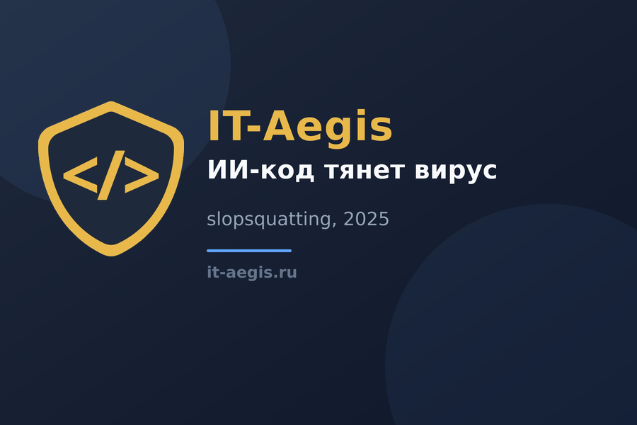 Slopsquatting: как ИИ-код тянет в проект вредоносные библиотеки